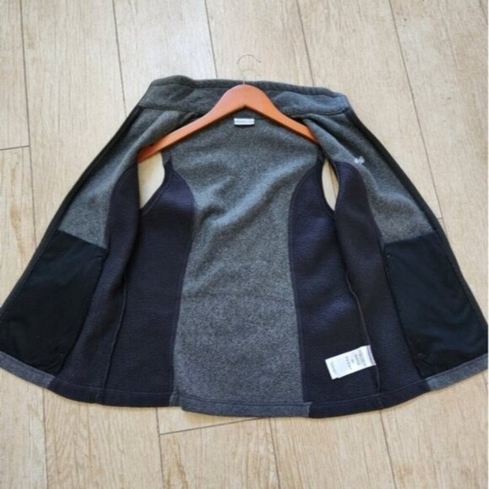 Columbia Women's grey/black Fleece Vest size Small - Picture 10 of 11